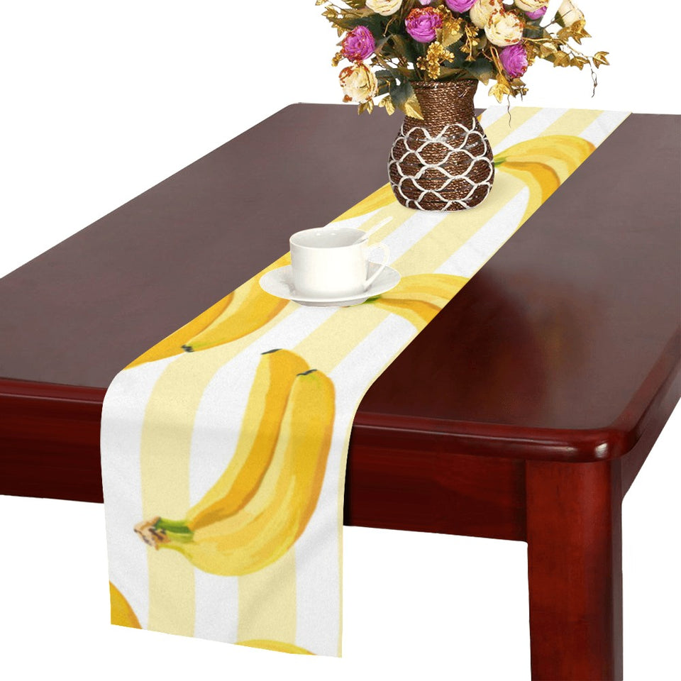 Banana pattern blackground Table Runner