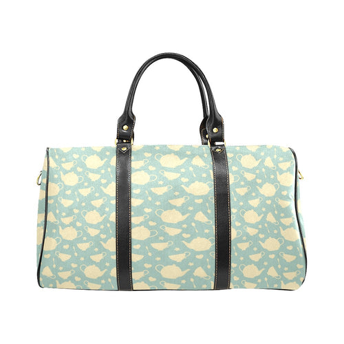 Tea pots Pattern Print Design 02 Travel Bag