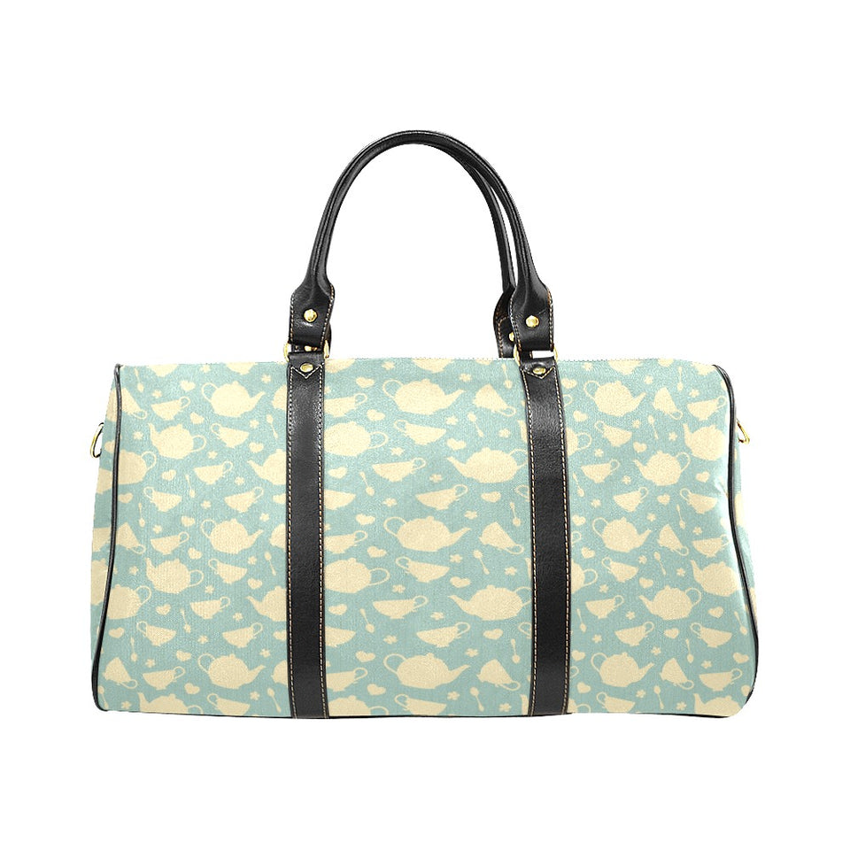Tea pots Pattern Print Design 02 Travel Bag