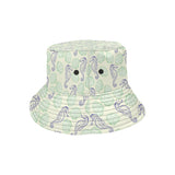 Seahorse shell pattern Unisex Bucket Hat