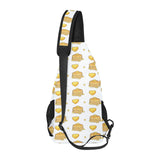 Pancake Pattern Print Design 03 All Over Print Chest Bag