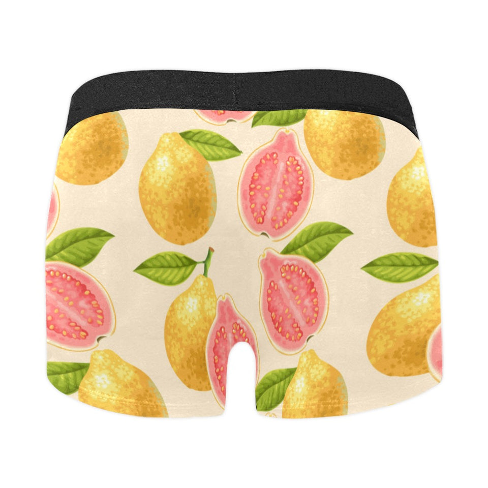 Beautiful guava pattern Men's All Over Print Boxer Briefs Men's Underwear