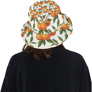 Oranges pattern background Unisex Bucket Hat