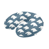 polar bear mother her child pattern U-Shaped Travel Neck Pillow