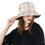 cute owl leaf Unisex Bucket Hat