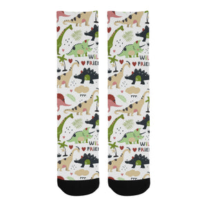 Cute dinosaurs pattern Crew Socks