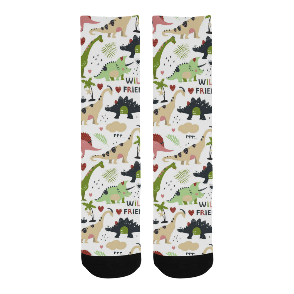 Cute dinosaurs pattern Crew Socks