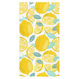 lemon design pattern Bath Towel
