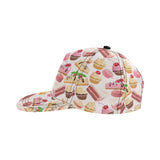 Cake cupcake sweets pattern All Over Print Snapback Cap