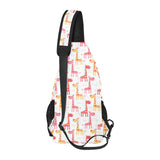 Giraffe Pattern Print Design 03 All Over Print Chest Bag
