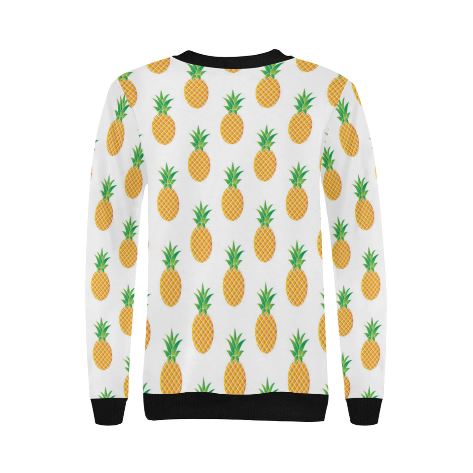 Pineapples pattern Women's Crew Neck Sweatshirt