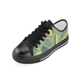 Avocado pattern Kids' Boys' Girls' Low Top Canvas Shoes Black
