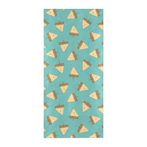 Sandwich Pattern Print Design 03 Beach Towel