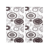 Classic vintage clock pattern Gauze Curtain