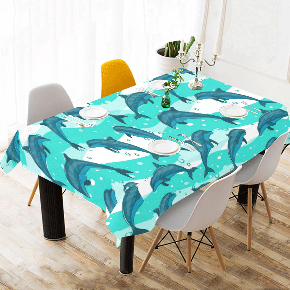 Dolphin sea pattern Tablecloth