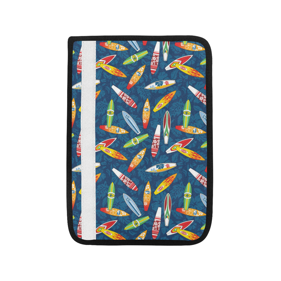Surfboard Pattern Print Design 01 Car Seat Belt Cover