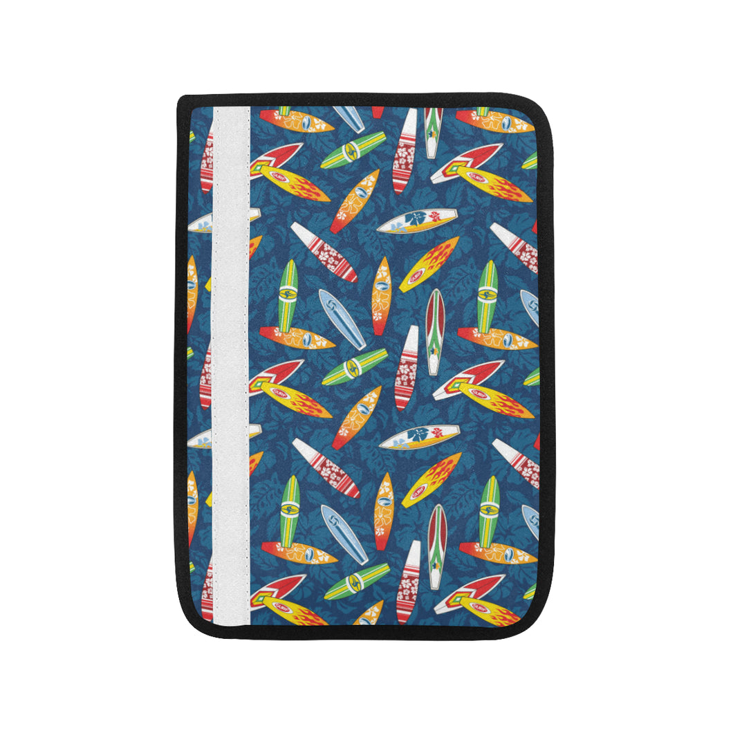 Surfboard Pattern Print Design 01 Car Seat Belt Cover