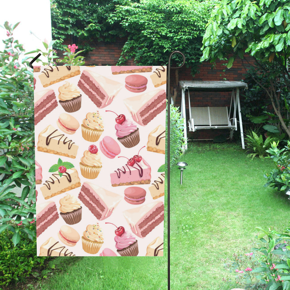 Cake cupcake sweets pattern House Flag Garden Flag