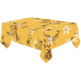 Bee flower pattern Tablecloth