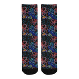 Octopus sea wave tropical fishe pattern Crew Socks