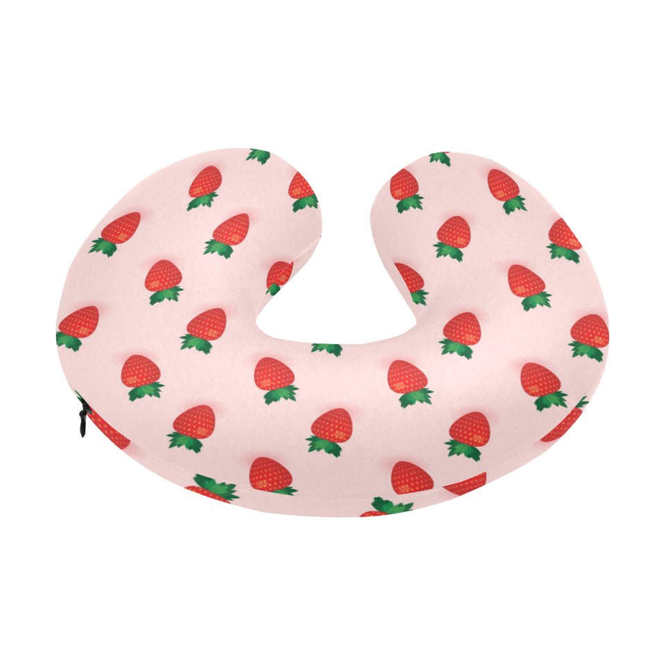 Strawberry beautiful pattern U-Shaped Travel Neck Pillow