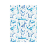 Watercolor dolphin pattern House Flag Garden Flag