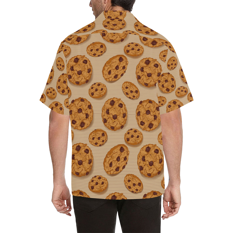 Cookie pattern Men's All Over Print Hawaiian Shirt