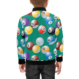 Billiard Ball Pattern Print Design 01 Kids' Boys' Girls' Bomber Jacket