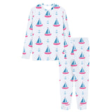 Sailboat anchor pattern Women's All Over Print Pajama Set