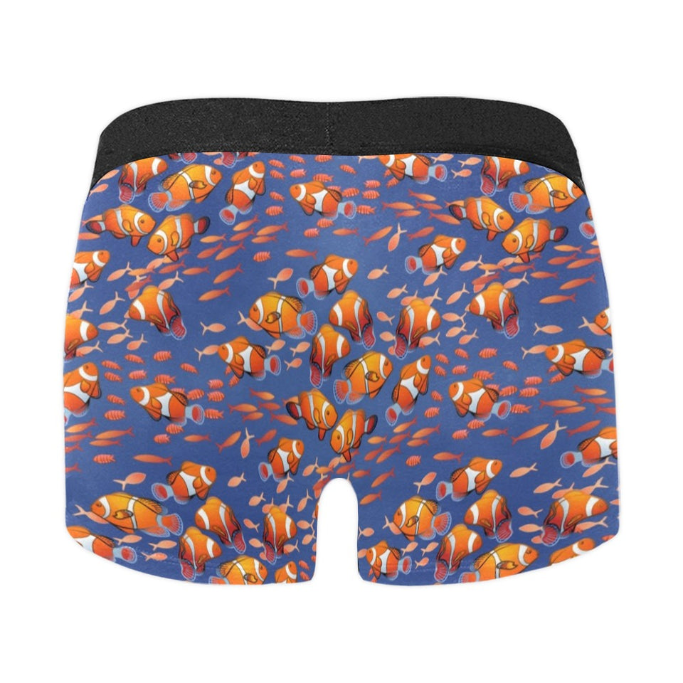 Clown Fish Pattern Print Design 04 Men's All Over Print Boxer Briefs Men's Underwear