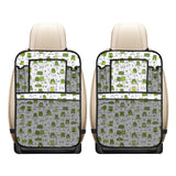 Sketch funny frog pattern Car Seat Back Organizer
