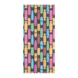 Skate Board Pattern Print Design 02 Beach Towel