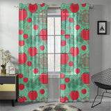 Tomato design pattern Gauze Curtain