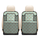 Hippopotamus Pattern Print Design 02 Car Seat Back Organizer
