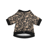 Rose Pattern Print Design 04 All Over Print Pet Dog Round Neck Fuzzy Shirt