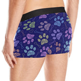 Dog Paws Pattern Print Design 02 Men's All Over Print Boxer Briefs Men's Underwear