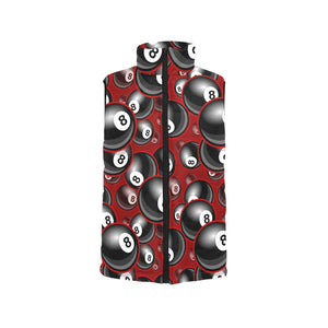Billiard Ball Pattern Print Design 05 Men's Padded Vest
