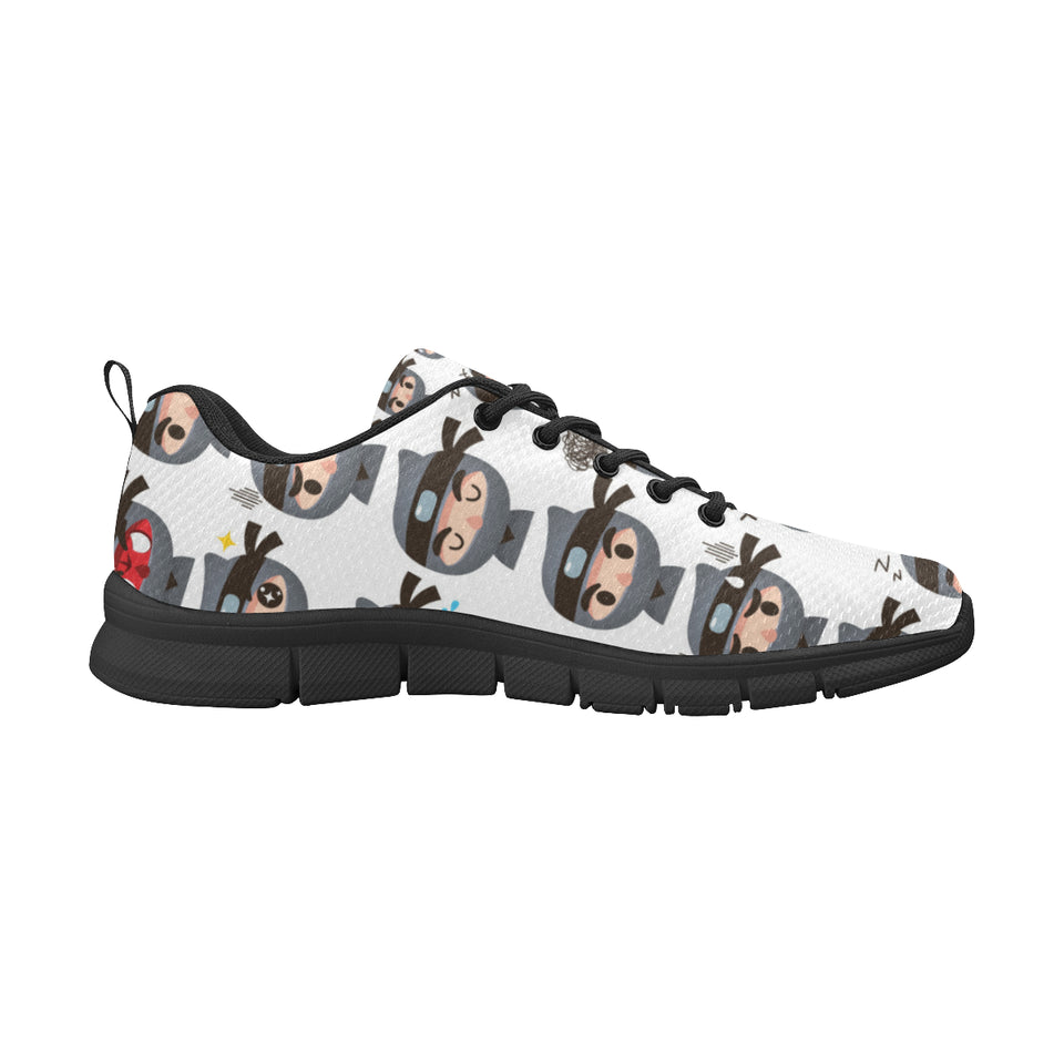 Cute ninja design pattern Women's Sneaker Shoes