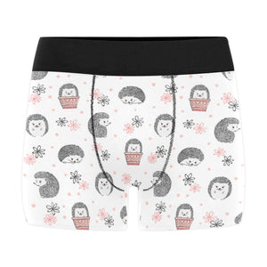 Hedgehog Pattern Print Design 02 Men's All Over Print Boxer Briefs Men's Underwear