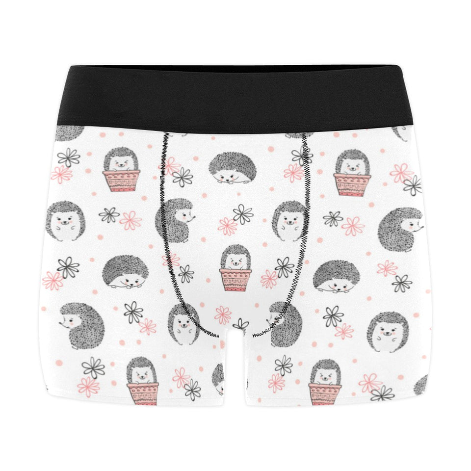 Hedgehog Pattern Print Design 02 Men's All Over Print Boxer Briefs Men's Underwear
