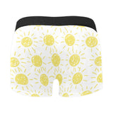 hand drawn sun pattern Men's All Over Print Boxer Briefs Men's Underwear