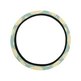 Tea pots Pattern Print Design 02 Car Steering Wheel Cover