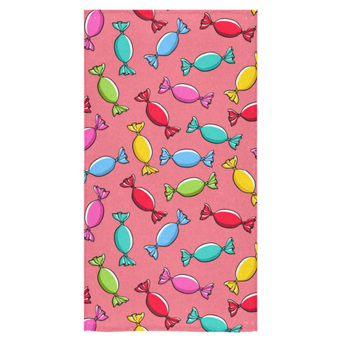 Colorful wrapped candy pattern Bath Towel