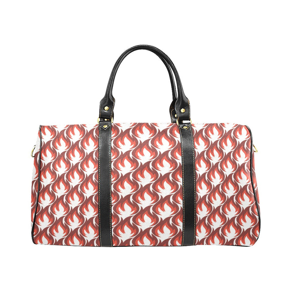 Fire flame symbol design pattern Travel Bag