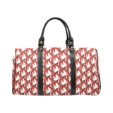 Fire flame symbol design pattern Travel Bag