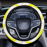 Durian pattern background Car Steering Wheel Cover