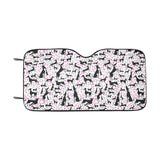 Greyhound Pattern Print Design 02 Car Sun Shade
