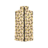 Hamburger Pattern Print Design 01 Men's Padded Vest