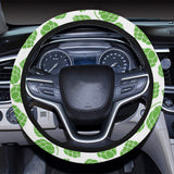 Hop pattern background Car Steering Wheel Cover