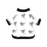 Billiard Ball Pattern Print Design 03 All Over Print Pet Dog Round Neck Fuzzy Shirt